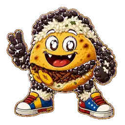 Doktor-Arepa-Maskottchen